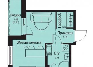 Продам квартиру студию, 22 м2, деревня Новосергиевка