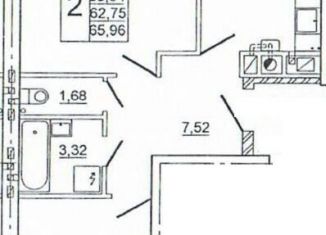 Продам 2-ком. квартиру, 66.9 м2, Смоленск, улица Крупской, 54Б