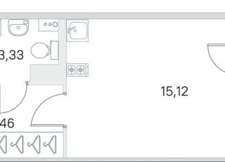 Продается квартира студия, 27.2 м2, Санкт-Петербург