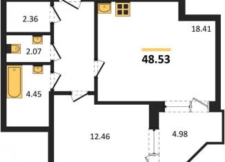 Продажа 1-комнатной квартиры, 48.5 м2, Воронеж, Советский район