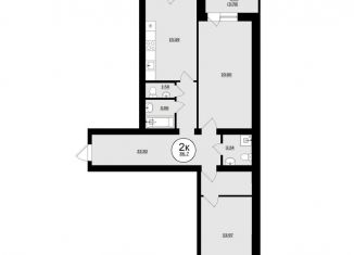 Продаю 2-ком. квартиру, 86.7 м2, Самарская область