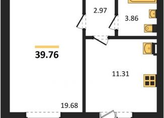 Продажа 1-ком. квартиры, 39.8 м2, Воронежская область