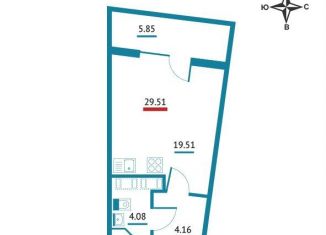 Продаю квартиру студию, 29.5 м2, Мурино