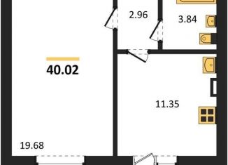 Продаю 1-комнатную квартиру, 40 м2, Отрадненское сельское поселение