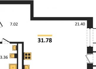 Продам квартиру студию, 31.8 м2, Воронежская область, набережная Чуева, 7