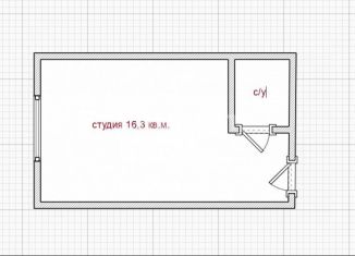 Продаю квартиру студию, 16.3 м2, Москва, Каширское шоссе, 142к1с2, метро Красногвардейская