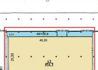 Сдача в аренду склада, 856.3 м2, Новосибирская область, Толмачёвская улица, 43/4