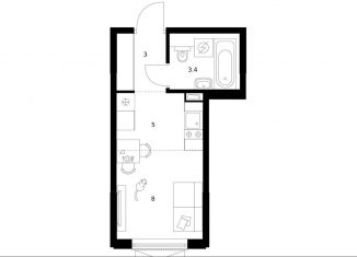 Продается квартира студия, 19.4 м2, Москва, жилой комплекс Москворечье, 1.3, район Москворечье-Сабурово