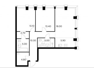 Продам трехкомнатную квартиру, 78.1 м2, Москва, САО