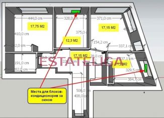 Сдаю в аренду трехкомнатную квартиру, 85.5 м2, Москва, Шелепихинская набережная, 34, район Хорошёво-Мнёвники