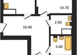 Продается 2-ком. квартира, 58.6 м2, Воронеж, бульвар Содружества, 1, Железнодорожный район