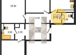 Продается 3-ком. квартира, 89.8 м2, Воронеж, улица Шишкова, 140Б/16