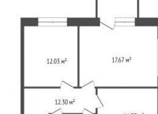 Продается 2-ком. квартира, 57.5 м2, Красноярский край, улица Петра Подзолкова, 26