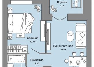 Продаю 2-комнатную квартиру, 44 м2, Ульяновск, ЖК Центрополис, жилой комплекс Центрополис, 5