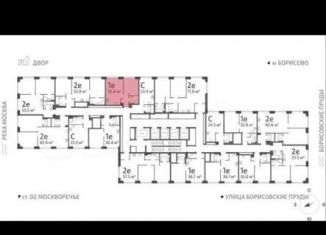 Продается 1-ком. квартира, 35.1 м2, Москва, район Москворечье-Сабурово