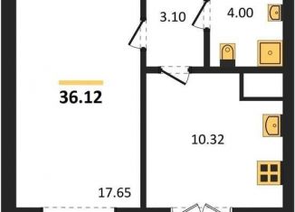 Продаю однокомнатную квартиру, 36.1 м2, Воронеж, Левобережный район, Цимлянская улица, 10В