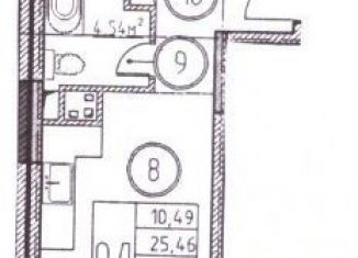 Продам квартиру студию, 25.5 м2, село Засечное