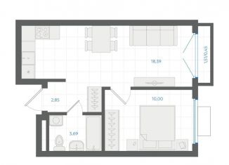 Однокомнатная квартира на продажу, 35.4 м2, Екатеринбург, метро Чкаловская