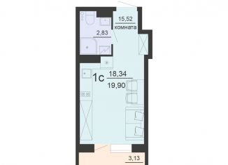 Продаю квартиру студию, 19.9 м2, Воронеж, Железнодорожный район