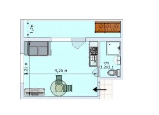 Продам квартиру студию, 22.4 м2, Москва, Дегунинская улица, 13