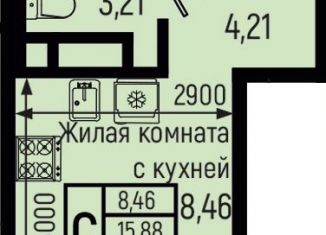 Продается квартира студия, 17.4 м2, Краснодарский край