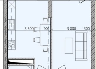 Продажа однокомнатной квартиры, 49.4 м2, Чечня, улица имени Магомеда Яхъяевича Узуева, 23А