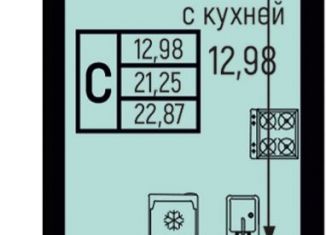 Продаю квартиру студию, 22.9 м2, село Небуг