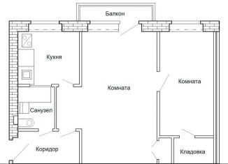 Сдам 2-ком. квартиру, 42.7 м2, Москва, Радужная улица, 10