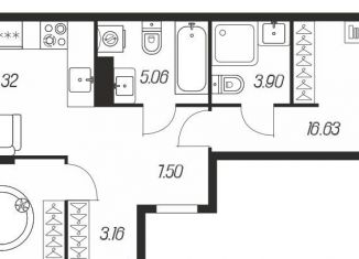 Продам 2-ком. квартиру, 67.2 м2, Тула