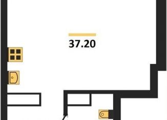 Продам квартиру студию, 37.2 м2, Новосибирск