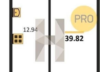 1-ком. квартира на продажу, 39.8 м2, Ростовская область, улица Ларина, 45с11