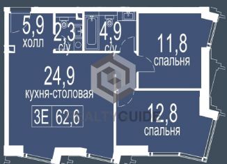 Продаю 3-ком. квартиру, 63.5 м2, Москва, ЮЗАО, Большая Черёмушкинская улица, 25с14