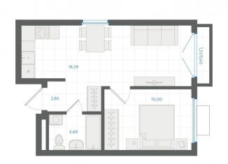 Продается однокомнатная квартира, 35.4 м2, Екатеринбург, метро Чкаловская