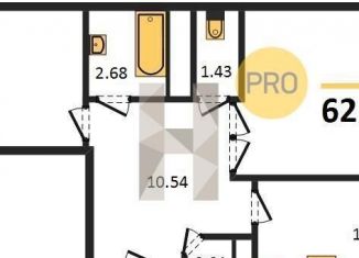 Продаю 2-ком. квартиру, 62.9 м2, Ростов-на-Дону