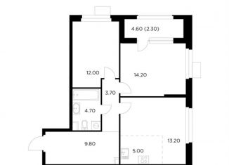 Продается трехкомнатная квартира, 64.9 м2, Московская область, жилой комплекс Новое Медведково, к39