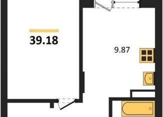 Продаю однокомнатную квартиру, 39.2 м2, Воронеж, Коминтерновский район, Электросигнальная улица, 9Ак2