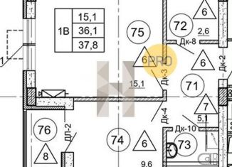 Продажа 1-ком. квартиры, 37.8 м2, Воронеж, улица Загоровского, 9/2, Центральный район