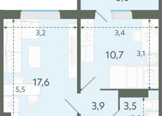 Продаю 1-ком. квартиру, 35.7 м2, Новосибирская область, Спортивная улица, 37