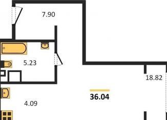 Продам квартиру студию, 36 м2, Новосибирск, Красногорская улица