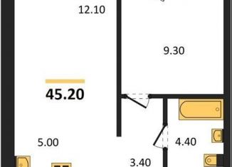 Продам 1-ком. квартиру, 45.2 м2, Новосибирская область, Большая улица, 23