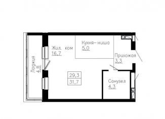 1-ком. квартира на продажу, 31.7 м2, Владивосток, Ленинский район