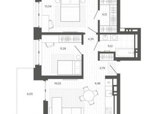 Продается 2-комнатная квартира, 66.3 м2, Алтайский край