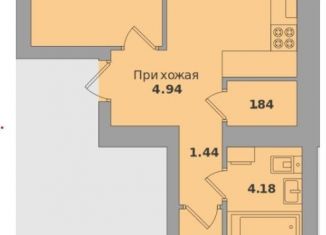 Продается двухкомнатная квартира, 56 м2, Калининградская область, Минусинская улица, 5