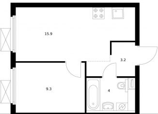 Продается 1-комнатная квартира, 32.4 м2, Санкт-Петербург, Фрунзенский район, жилой комплекс Витебский Парк, 5