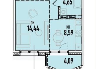 Продаю однокомнатную квартиру, 38.7 м2, Иркутск, Октябрьский округ, Донская улица, 5Г