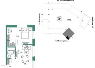 Продажа 2-ком. квартиры, 45.9 м2, Москва, метро Технопарк