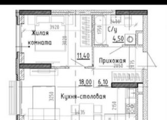 Продается однокомнатная квартира, 40 м2, Екатеринбург, метро Геологическая, Московская улица, 249/2