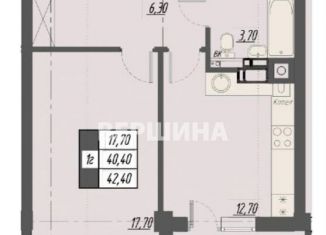 Продам однокомнатную квартиру, 42.4 м2, Пятигорск