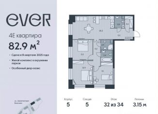 Продается 4-комнатная квартира, 82.9 м2, Москва, Обручевский район