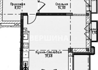 Продаю 1-ком. квартиру, 73.5 м2, Кисловодск, Виноградная улица, 3